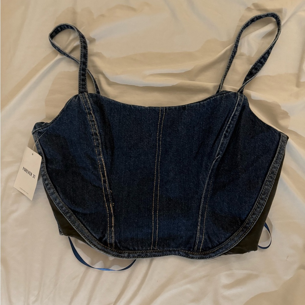 Denim corset - Picture 2 of 5